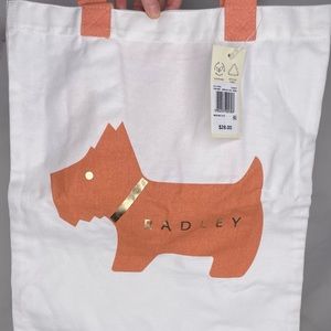 Radley london heritage dog responsible sunset tote bag